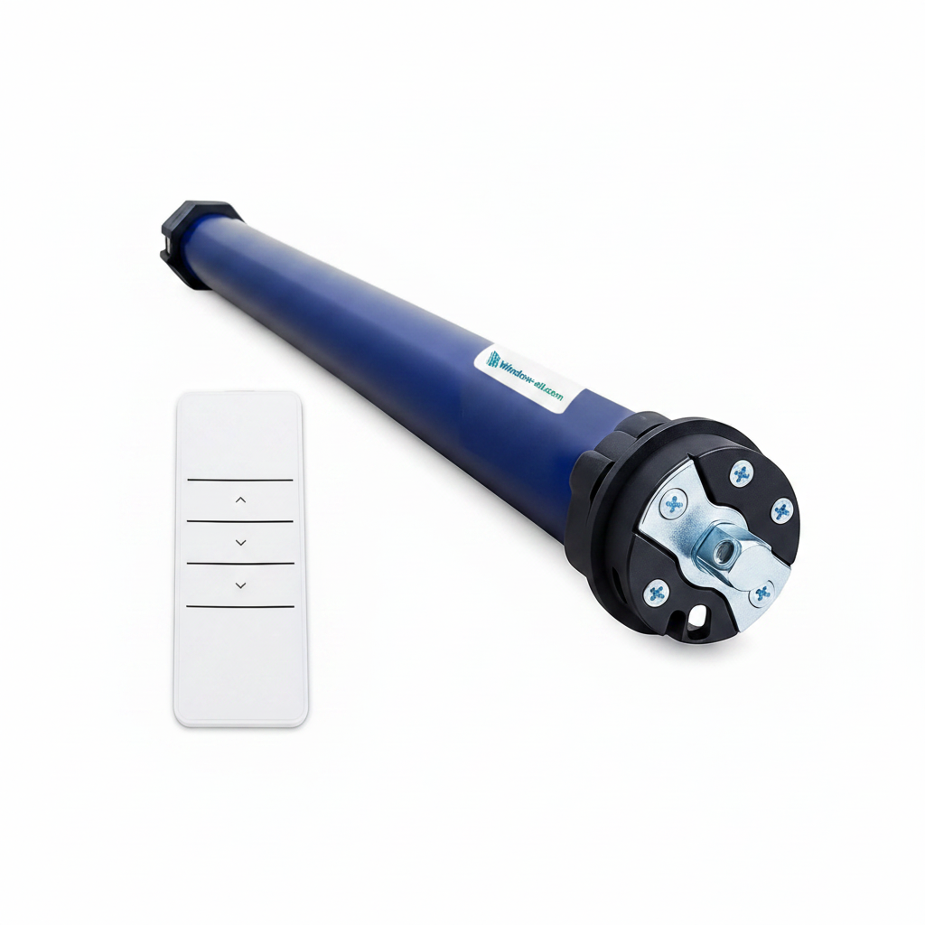 Tubular motor with wireless remote — Window-All configurable system