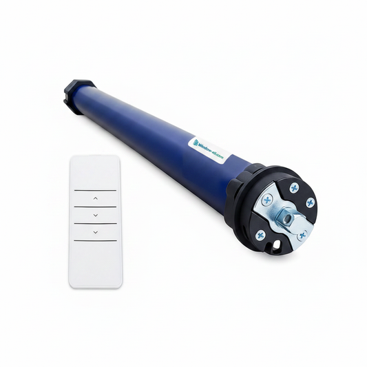 Tubular motor with wireless remote — Window-All configurable system